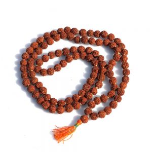 Original 5 Mukhi Rudraksha Certified Natural 7mm Beads Japa Mala 108