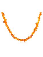 Genuine Reiki Healing Chakras Carnelian Semi Precious Stone Necklace - Image 2