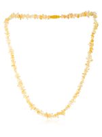 Natural Healing Citrine Semi Precious Gemstone Necklace For Motivation