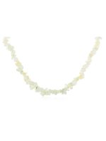 Genuine Reiki Crystal Green Prehnite Semi Precious Gemstone Necklace - Image 2