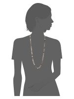 Genuine Healing Chakra Bamboo Leaf Agate Semi Precious Stone Necklace - Image 3