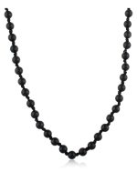 Genuine Healing Crystal Black Obsidian Semi Precious Stone Necklace - Image 2