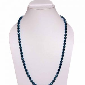 Semi Precious Onyx Crystal Chakra Healing Gemstone Necklace