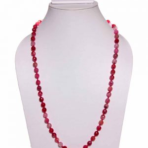 Genuine Red Onyx Stone Healing Chakra Reiki Crystal Classy Necklace