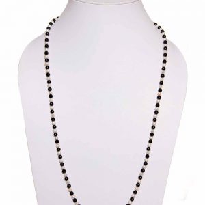 Black & White Natural Pearls Semi Precious Stone Gracefully Necklace