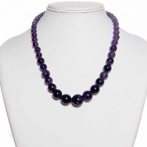 Natural Reiki Crystal Semi Precious Gemstone Necklace Feel Complacent