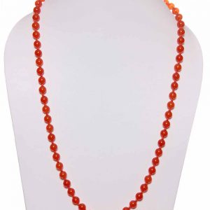 Beautiful & Genuine Carnelian Semi Precious Stone Positive Necklace