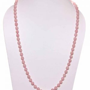 Natural Rose Quartz Semi Precious Gemstone Necklace Unconditional Love