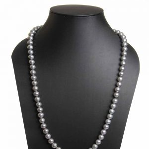 Genuine Silver See Shell Pearl Reiki Crystal Chakra Gemstone Necklace