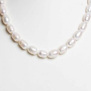Genuine Suzni Fresh Water Pearl Reiki Crystal Chakra Gemstone Necklace