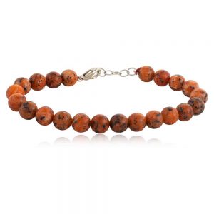 Natural Healing Chakra Agate Semi Precious Bracelet Increases Courage