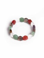 Genuine 7 Chakra Multi Reiki Crystal Chakra Gemstone Energy Bracelet