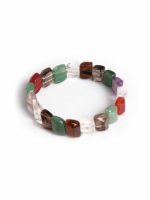 7 Chakra Genuine Multi Reiki Crystal Chakra Gemstone Energy Bracelet