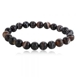 Genuine Healing Crytal Sulemani Agate Semi Precious Stone Bracelet