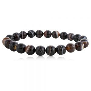 Genuine Healing Crytal Sulemani Agate Semi Precious Stone Bracelet