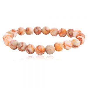 Genuine Healing Red Picasso Jasper Semi Precious Gemstone Bracelet