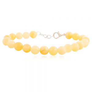 Genuine Healing Calcite Semi Precious Stone Bracelet Psychic Abilities
