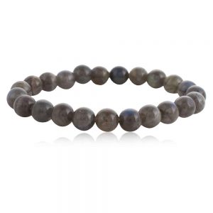 Natural Blue & Green Reiki Labradorite Semi Precious Gemstone Bracelet