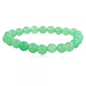 Natural Crystal Aventurine Semi Precious Stone Bracelet For Meditation