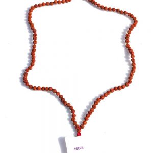 Original 5 Mukhi Rudraksha Certified Natural 4mm Beads Japa Mala 108