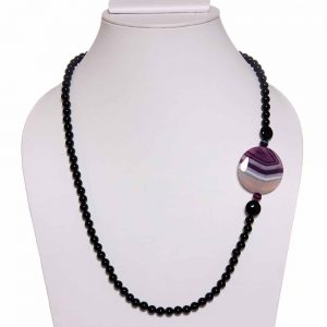 Natural Onyx Crystal Jewellery Collection Semi Precious Stone Necklace