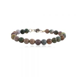 Reiki Crystal Agate Semi Precious Stone Bracelet Learning Ability