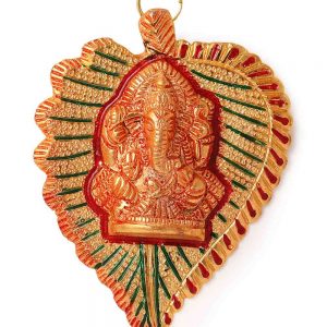 Home Decorative Wall Hanging Golden Ganesh