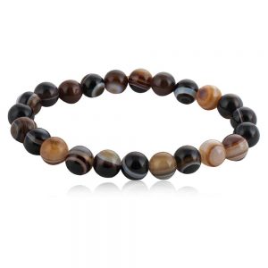 Natural Strange Power Evil Eye Semi Precious Stone Protection Bracelet