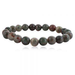 Genuine Healing Chakras Conglomerate Semi Precious Gemstone Bracelet