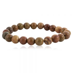 Genuine Reiki Crystal Cobble Semi Precious Stone Charming Bracelet