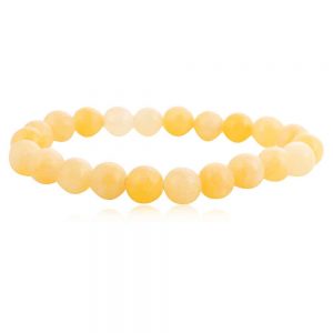 Natural Reiki Healing Calcite Semi Precious Stone Bracelet For Bones