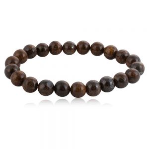 Natural Reiki Healing Bronzite Semi Precious Stone Protection Bracelet