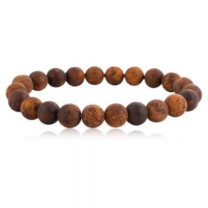 Natural Crystal Reiki Bodhi Semi Precious Stone Bracelet Focus Memory