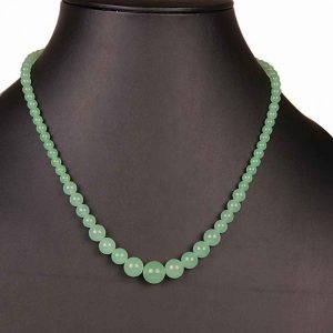 Natural Onyx Semi Precious Stone Necklace Feels Secure & Perfect Look