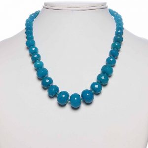 Genuine Onyx Semi Precious Gemstone Necklace Graceful & Protection