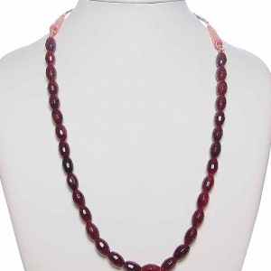 Natural Brown Jade Crystal Semi Precious Stone Necklace Encourages You