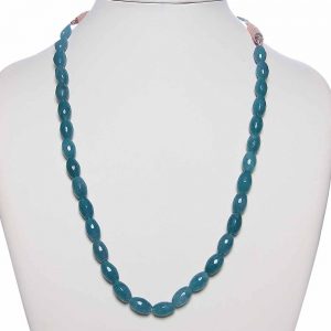 Green Jade Semi Precious Gemstone Necklace Radiates Classic & Elegance