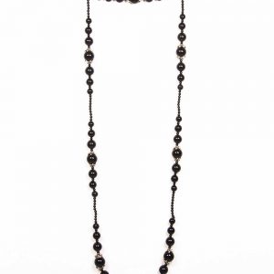 Natural Onyx Crystal Semi Precious Stone Necklace Encourages You