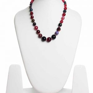 Genuine Healing Reiki Onyx Semi Precious Gemstone Classic Necklace