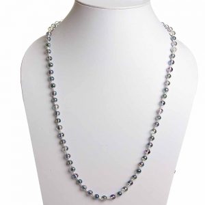 Natural Master Healer Crystal Quartz Semi Precious Stone Necklace