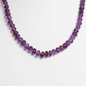 Natural Reiki Crystal Chakra Healing Amethyst Stone Necklace
