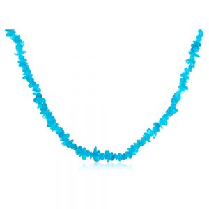 Natural Reiki Chakra Apatite Semi Precious Stone Necklace Hypertension