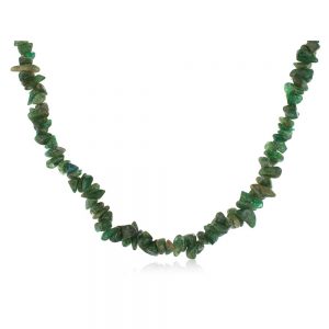 Genuine Heart Healer Reiki Aventurine Semi Precious Stone Necklace