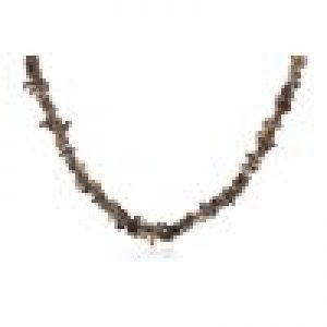 Genuine Healing Light Black Quartz Semi Precious Gemstone Necklace