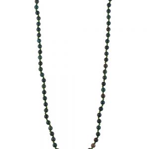 Natural Chakra Healing Reiki Crystal Bloodstone Semi Precious Necklace