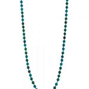 Natural Healing Infection Chrysocolla Semi Precious Gemstone Necklace