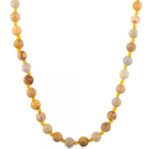 Crystal Campus Stone Unisex Strand Necklace