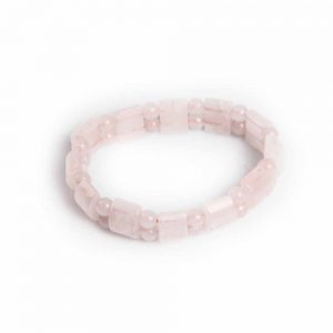 Natural Pink Crystal Semi Precious Stone Bracelet Releases Impurities