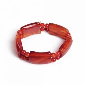 Natural Reiki Healing Carnelian Semi Precious Stone Energy Bracelet