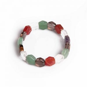 Genuine 7 Chakra Multi Reiki Crystal Chakra Gemstone Energy Bracelet